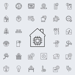 smart House icon. Automation icons universal set for web and mobile