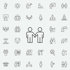 cooperation icon. Business Organisation icons universal set for web and mobile