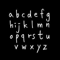알파벳 / 손으로 쓴 글씨체
