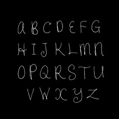 알파벳 / 손으로 쓴 글씨체