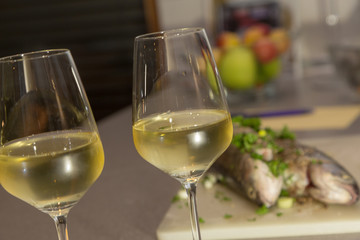 Weißwein zum Fisch