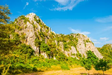 Foto op Canvas Limestone mountains with bright sky3 © nikonianthai.