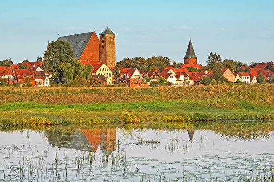 Stadtbild von Verden an der Aller, Niedersachsen, Deutschland