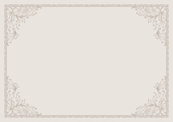 vector vintage frame