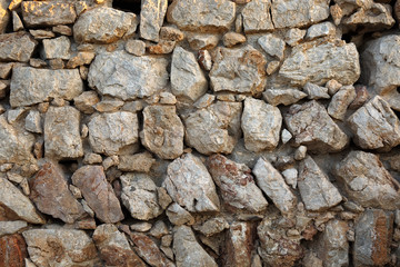 old stone wall. masonry close-up