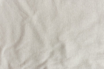 Grey linen texture. Drapery fabric background.