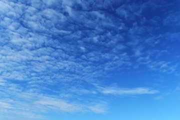 white cloudy on blue sky for background