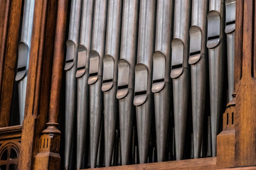 Tuyaux d'un orgue