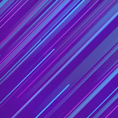 Abstract 3d rendering of colored geometric shapes. Computer generated geometric pattern.