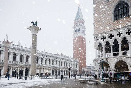 Nevicata a Venezia