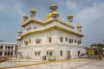 Sikh temple on the territory of the golden temple in Amritsar. India