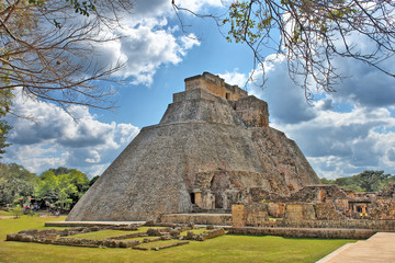The Pyramid of the Magician  located in the ancient, Pre-Columbian city of Uxmal, Mexico   © robnaw