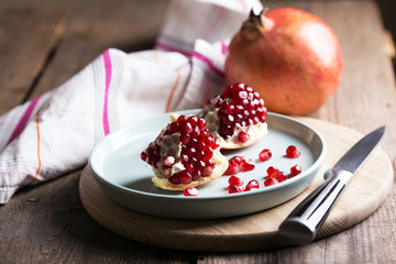 beautiful big pomegranate