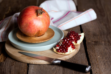 beautiful big pomegranate