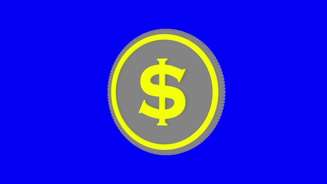 Coin Dollar Flat