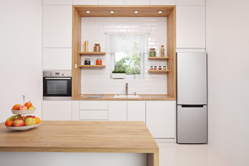 Modern kitchen interior