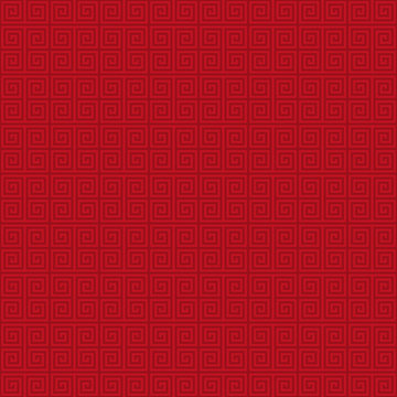 Lunar New Year Seamless Pattern - Red pattern design for Lunar or Chinese New Year