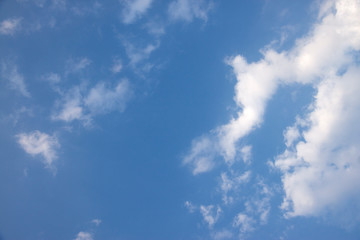 Sky background with clouds