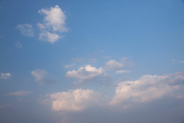 Sky background with clouds