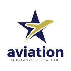 Obraz premium Travel, Aviation, Travel Agency Logo Vector