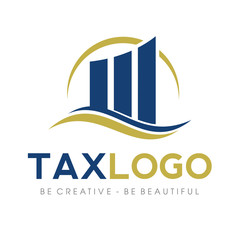 Tax and Accounting, Bookeping Logo Vector Inspiration