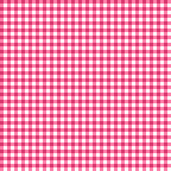 Valentine's Day Seamless Pattern - Gingham design in classic Valentine colors