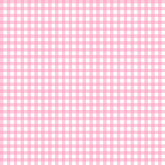 Valentine's Day Seamless Pattern - Gingham design in classic Valentine colors