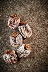 Sweet dried persimmon