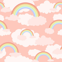 Rainbow pink pattern