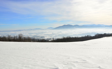 winter mountain landscape