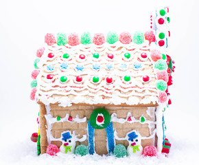 Gingerbread House Front View