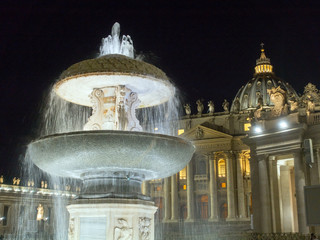 rome skyline st.peter basilica vatican city