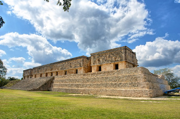 Uxmal - ancient Maya city of the classical period in present-day Mexico. 
