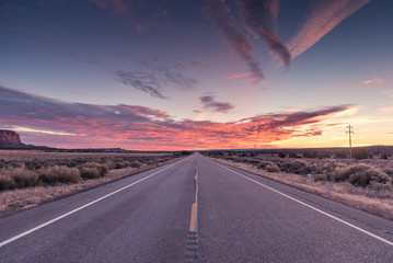 Traumhafter Sonnenuntergang bei Kanab