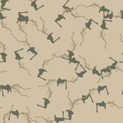 Field camouflage of various shades of green and beige colors