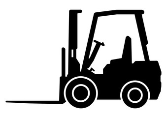 gz303 GrafikZeichnung - dts29 DeliveryTruckSign - german - Gabelstapler: english - forklift: - simple template - DIN A1 A2 A3 A4 - poster xxl g7138