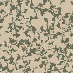 Field camouflage of various shades of green and beige colors