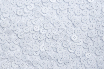 White buttons for decoration and background