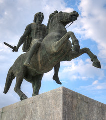 Statue d'Alexandre le Grand à Thessalonique, Macédoine, Grèce