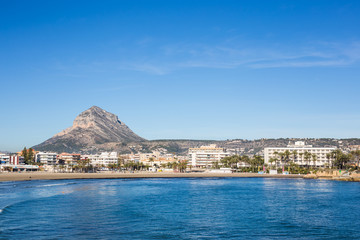 Fototapeta na wymiar Javea Xabia village in Mediterranean sea of Alicante, Spain