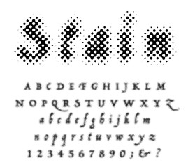 script stain font