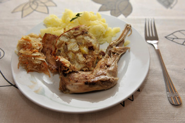 stuffed rabbit