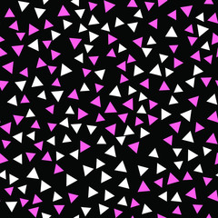 Seamless vector EPS 10 geometric pattern with different triangles