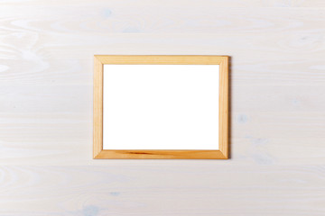 Frame on a white background. Copy space