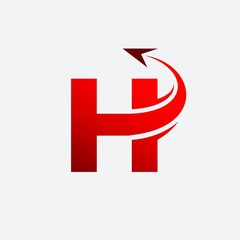 Letter H Airplane
