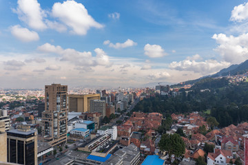 Día soleado en Bogotá