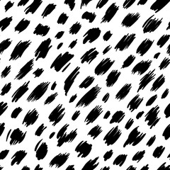 Black and white seamless pattern.
