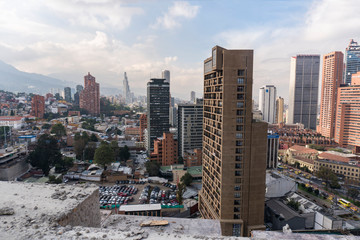Día nublado en Bogotá