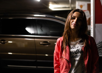 Portair young model on faro at night 