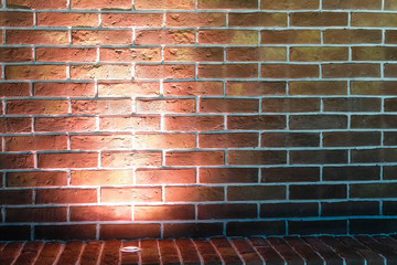 Background with the image of a brick wall